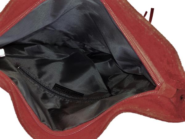Grote foto back to the sixties suede franje tas rood sieraden tassen en uiterlijk schoudertassen