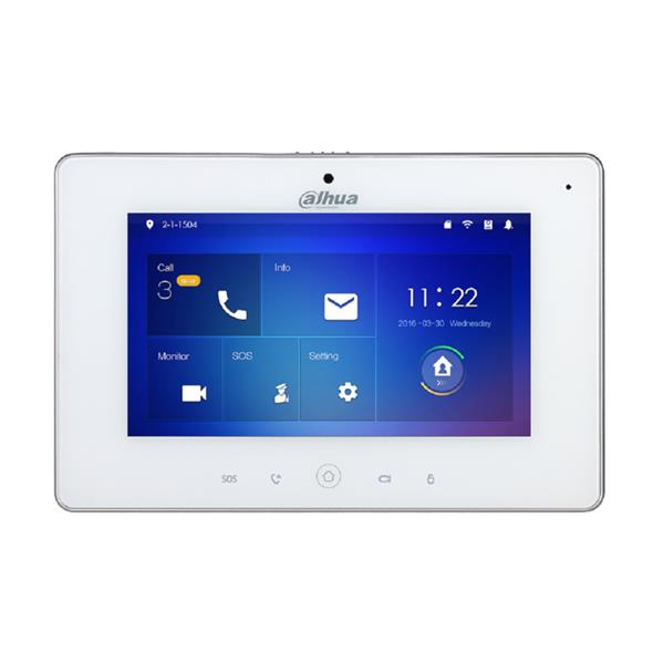 Grote foto aanbieding dahua binnenpost wifi micro sd kaart slot 7 inch vth5221dw audio tv en foto algemeen