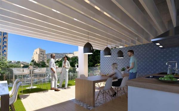 Grote foto uw nieuwe appartement in calpe met parking en huizen en kamers bestaand europa