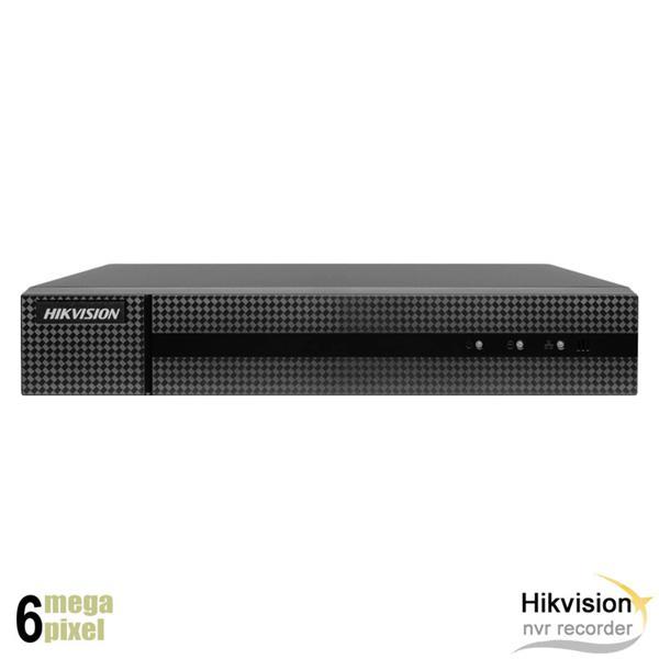 Grote foto hikvision 6mp 8 kanaals nvr recorder audio geen poe hwn 2108mh audio tv en foto professionele video apparatuur
