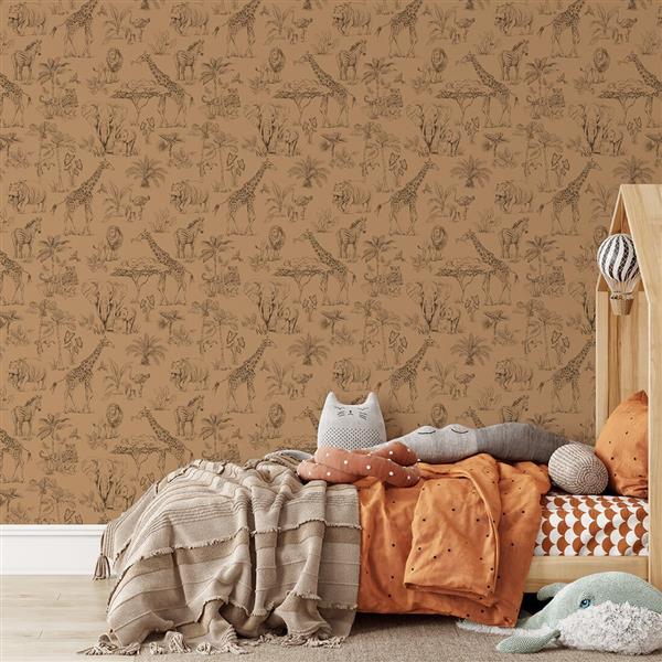 Grote foto behang safari toffee safari toffee kinderen en baby complete kinderkamers