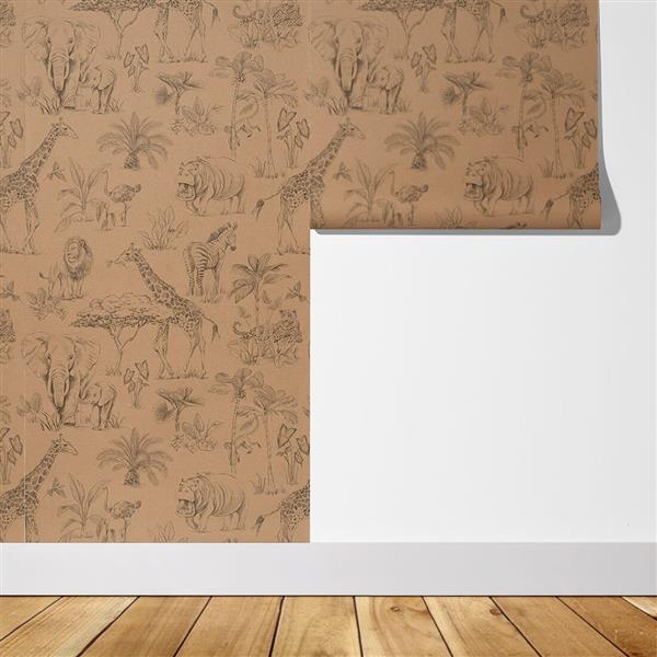 Grote foto behang safari toffee safari toffee kinderen en baby complete kinderkamers