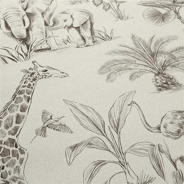 Grote foto behang safari cream safari cream kinderen en baby complete kinderkamers