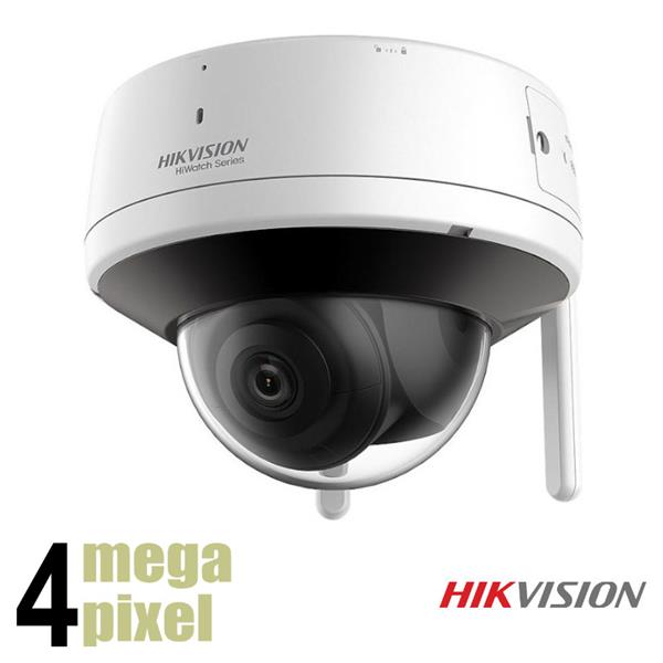 Grote foto hikvision 4mp wifi dome camera 30m nachtzicht audio 2cv2141g2 idw audio tv en foto videobewakingsapparatuur