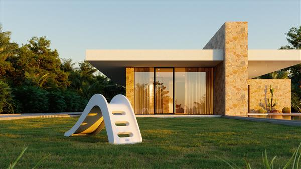 Grote foto outdoor glijbaan white dolphin jupiduu outdoor white kinderen en baby overige