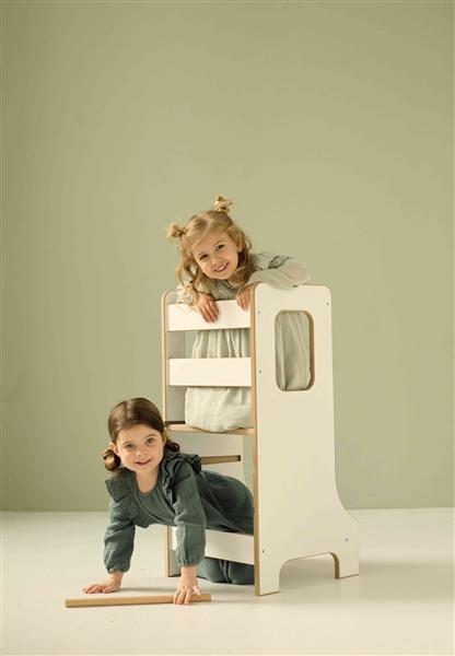 Grote foto kitchen helper slim babywood white white kinderen en baby overige