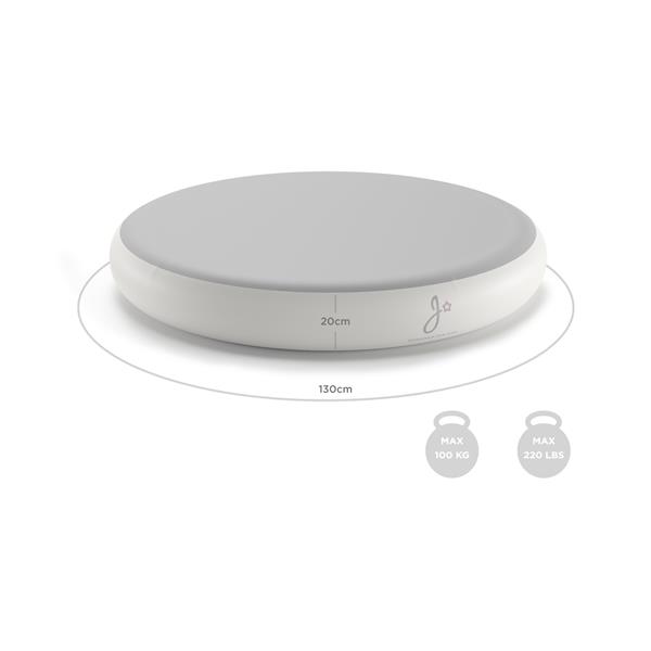 Grote foto jupiduu outdoor jumpspot trampoline gray white kinderen en baby overige