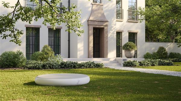 Grote foto jupiduu outdoor jumpspot trampoline gray white kinderen en baby overige