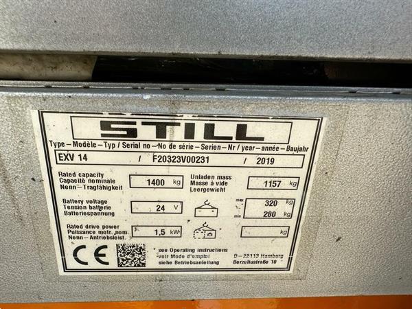 Grote foto vs 21802 elektrische triplex stapelaar still exv14 4.266mm doe het zelf en verbouw hefwerktuigen