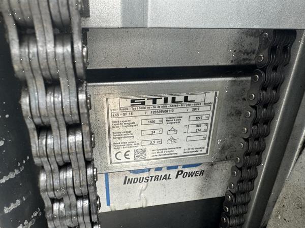 Grote foto vs 21805 elektrische triplex stapelaar still exv sf16 4.266mm bj2019 doe het zelf en verbouw hefwerktuigen