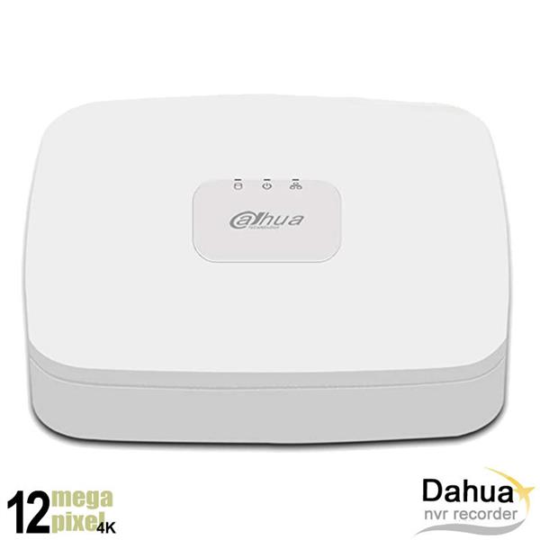 Grote foto dahua 12mp 4 kanaals nvr recorder smd 4x poe nvr2104 p 4ks3 audio tv en foto videobewakingsapparatuur