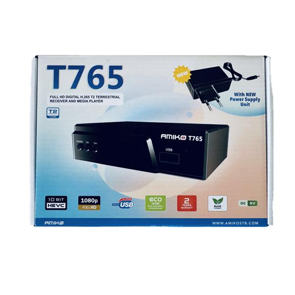 Grote foto amiko t765 terrestrial ontvanger en media speler fhd h.265 telecommunicatie zenders en ontvangers