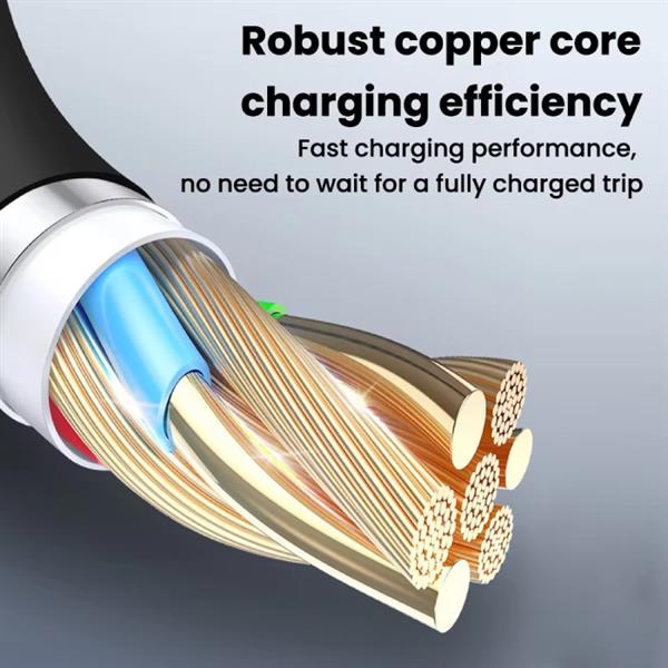 Grote foto 3 in 1 usb c oplaadkabel iphone lightning usb c micro usb 1.5 meter oplader data kabel wit telecommunicatie opladers en autoladers