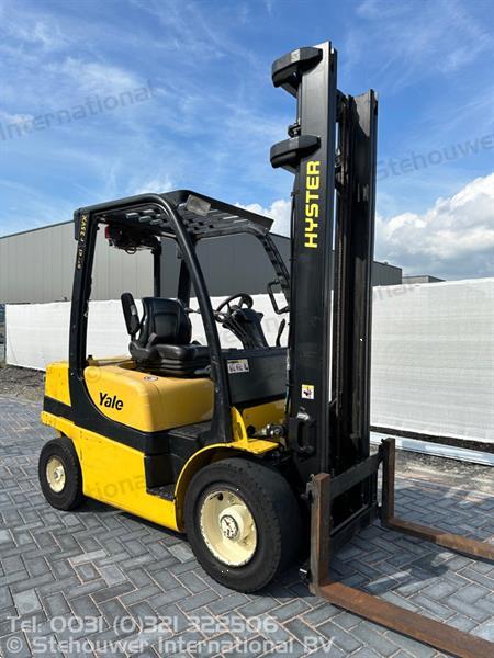 Grote foto yale gdp25 vx diesel heftruck 2.5 ton vorkheftruck gdp25vx agrarisch heftrucks