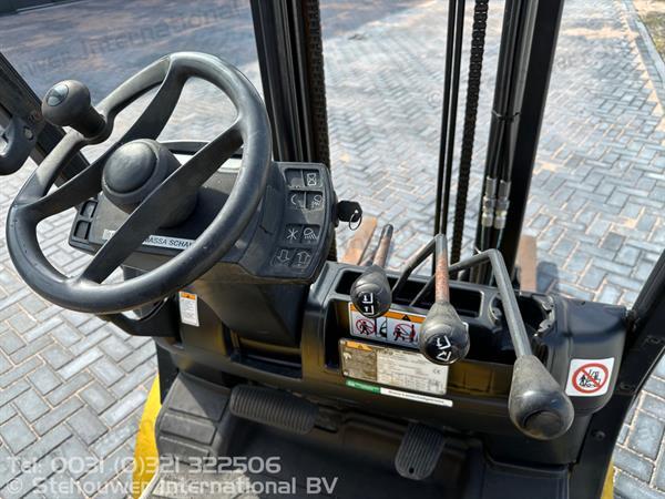 Grote foto yale gdp25 vx diesel heftruck 2.5 ton vorkheftruck gdp25vx agrarisch heftrucks