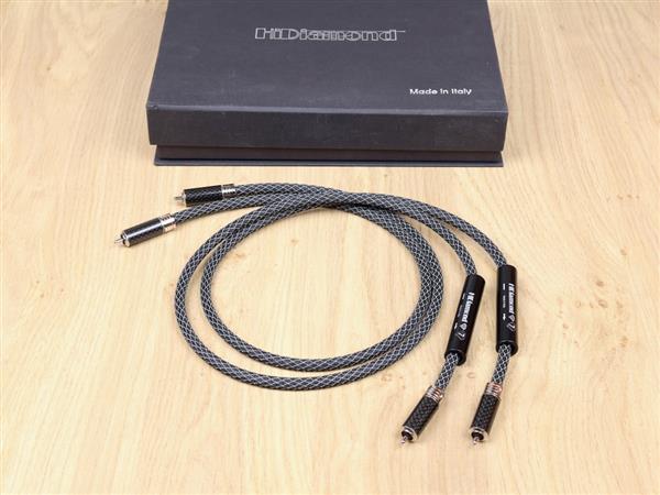 Grote foto hidiamond d7 audio interconnects rca 1 0 metre audio tv en foto onderdelen en accessoires