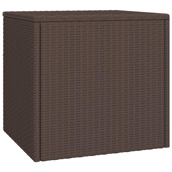 Grote foto vidaxl tuinbijzettafels 3 st poly rattan bruin tuin en terras tuinmeubelen