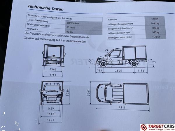Grote foto streetscooter b16 work electric delivery van auto aixam