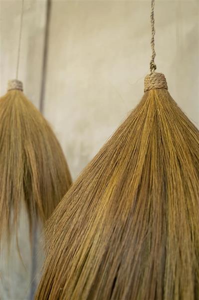 Grote foto de rayung hut hanglamp naturel m huis en inrichting bankstellen