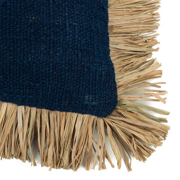 Grote foto de saint tropez kussenhoes blauw naturel 30x50 huis en inrichting woningdecoratie