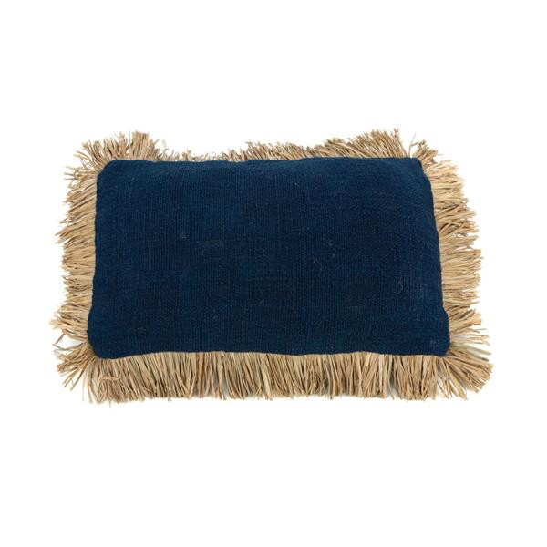 Grote foto de saint tropez kussenhoes blauw naturel 30x50 huis en inrichting woningdecoratie