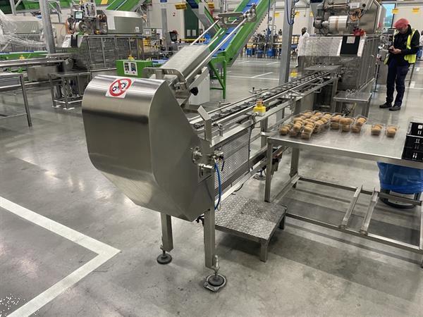 Grote foto g. mondini e 350 vg top seal verpakkingsmachine met ontnester agrarisch tuinbouw