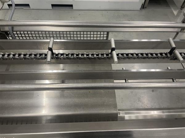 Grote foto g. mondini e 350 vg top seal verpakkingsmachine met ontnester agrarisch tuinbouw