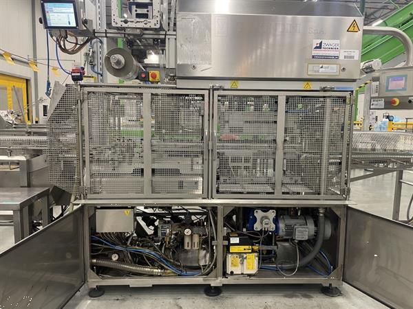 Grote foto g. mondini e 350 vg top seal verpakkingsmachine met ontnester agrarisch tuinbouw