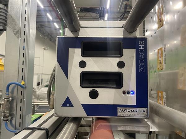 Grote foto g. mondini e 350 vg top seal verpakkingsmachine met ontnester agrarisch tuinbouw