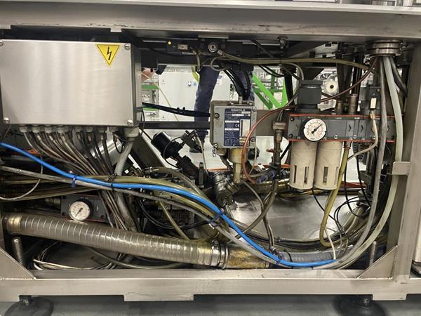 Grote foto g. mondini e 350 vg top seal verpakkingsmachine met ontnester agrarisch tuinbouw