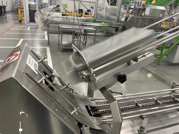 Grote foto g. mondini e 350 vg top seal verpakkingsmachine met ontnester agrarisch tuinbouw