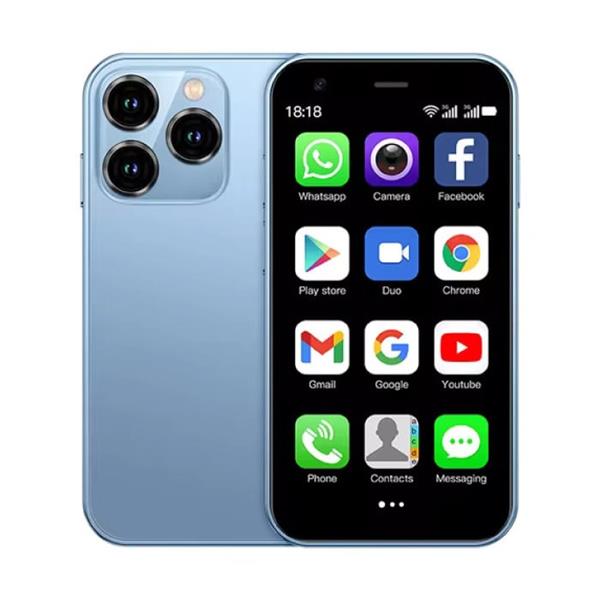 Grote foto xs15 mini smartphone 2 gb ram 16 gb opslag 5 mp camera 1000mah batterij blauw telecommunicatie mobieltjes