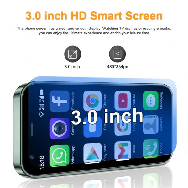 Grote foto p60 pro mini smartphone 2 gb ram 16 gb opslag 2 mp camera 1000mah batterij blauw telecommunicatie mobieltjes