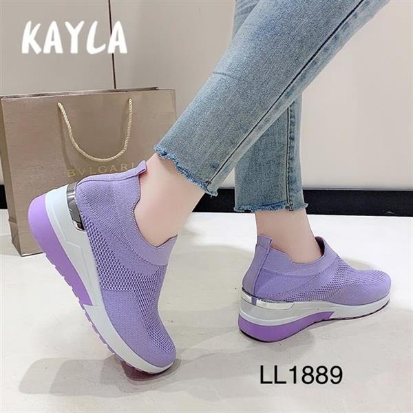 Grote foto instap sneaker ll1889 kleding dames schoenen
