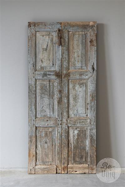 Grote foto oud deurluik india h165 x b74 x d3 cm huis en inrichting woningdecoratie