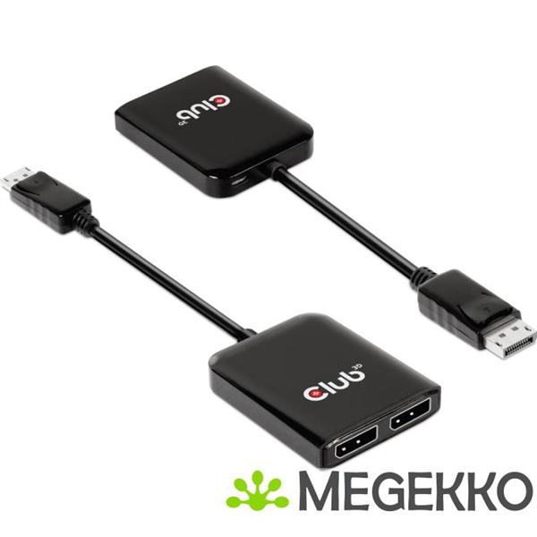 Grote foto club3d csv 7200 video splitter displayport 2x displayport computers en software overige computers en software
