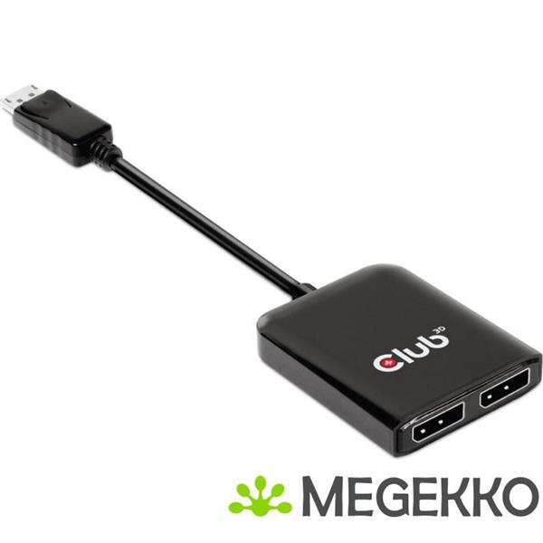 Grote foto club3d csv 7200 video splitter displayport 2x displayport computers en software overige computers en software