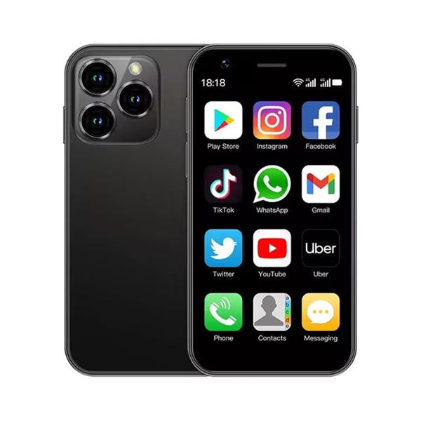 Grote foto xs16 mini smartphone 2 gb ram 16 gb opslag 5 mp camera 2000mah batterij zwart telecommunicatie mobieltjes