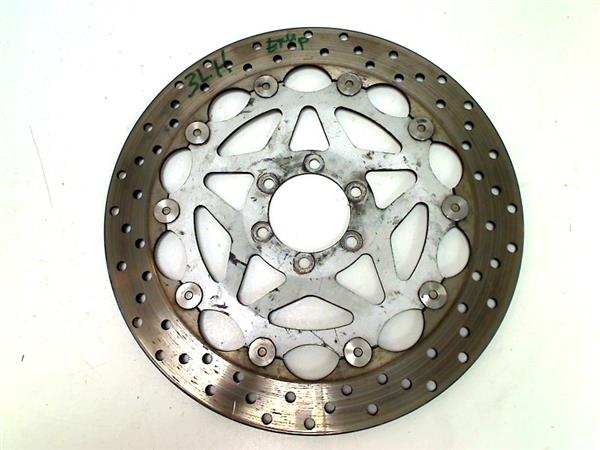 Grote foto yamaha fzr 1000 1991 1993 43m5 remschijf links voor motoren overige accessoires