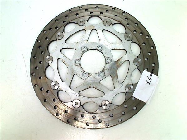 Grote foto yamaha fzr 1000 1991 1993 43m5 remschijf links voor motoren overige accessoires