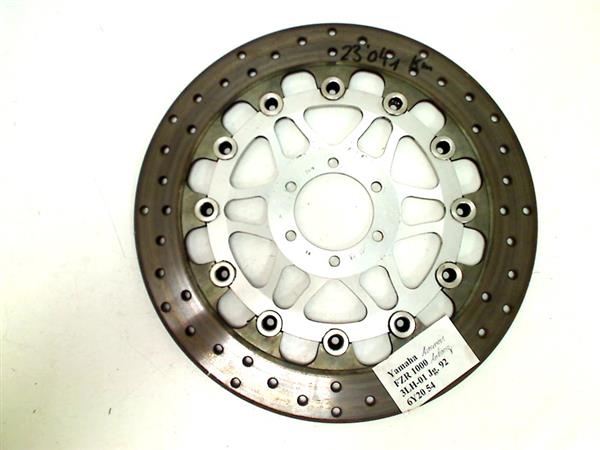 Grote foto yamaha fzr 1000 1991 1993 43m5 remschijf links voor motoren overige accessoires