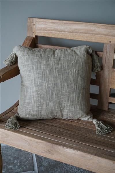 Grote foto kussen binnen kussen slub linen 45 x 45 cm huis en inrichting woningdecoratie