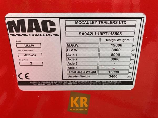 Grote foto mac trailers 16 premium 27610 agrarisch aanhangwagens