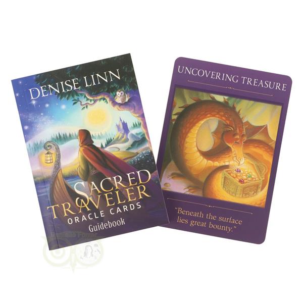 Grote foto sacred traveler oracle cards denise linn engelstalig boeken overige boeken