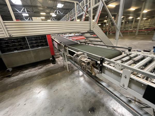 Grote foto sorma pal 108d palletiseerinstallatie met 3 palletiseerders agrarisch tuinbouw