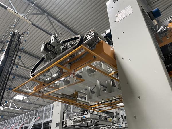 Grote foto sorma pal 108d palletiseerinstallatie met 3 palletiseerders agrarisch tuinbouw