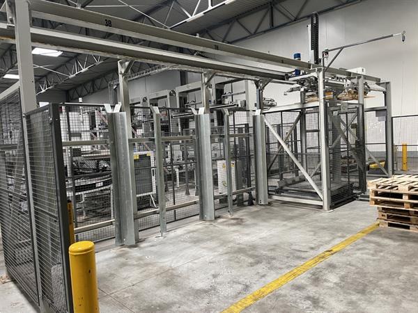 Grote foto sorma pal 108d palletiseerinstallatie met 3 palletiseerders agrarisch tuinbouw