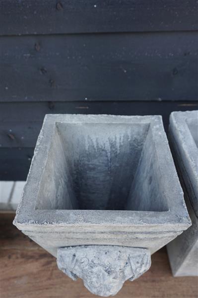 Grote foto pot bloembak beton ramskop h30 x b17 cm huis en inrichting woningdecoratie