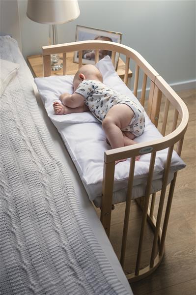 Grote foto waterdichte hoeslakens voor 7 in 1 babybed klein waterdicht molton wit kinderen en baby complete kinderkamers