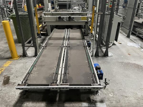 Grote foto sorma pal 108d palletiseerinstallatie met 4 palletiseerders agrarisch tuinbouw
